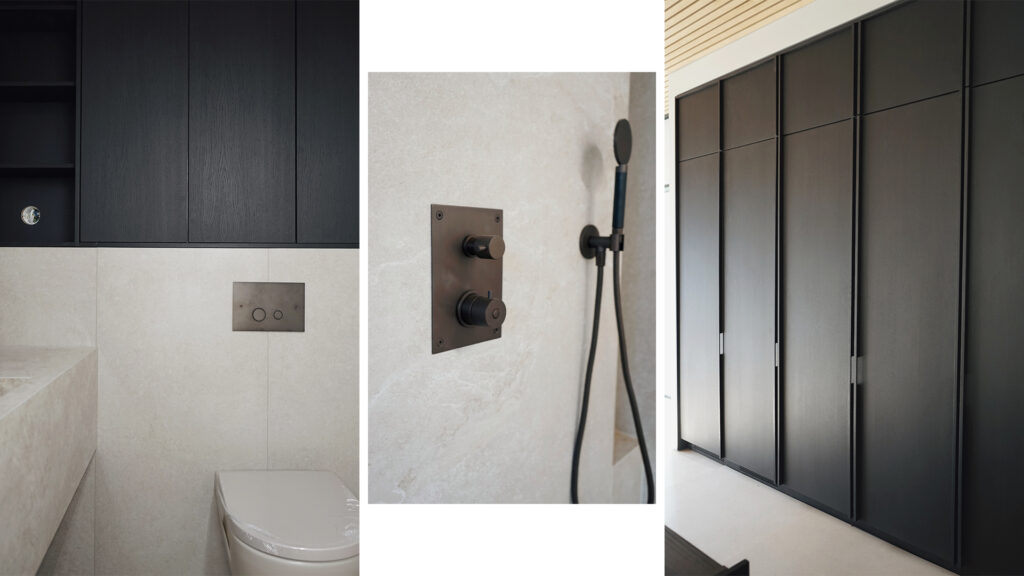 Yksityiskohtia talorakentamisessa.