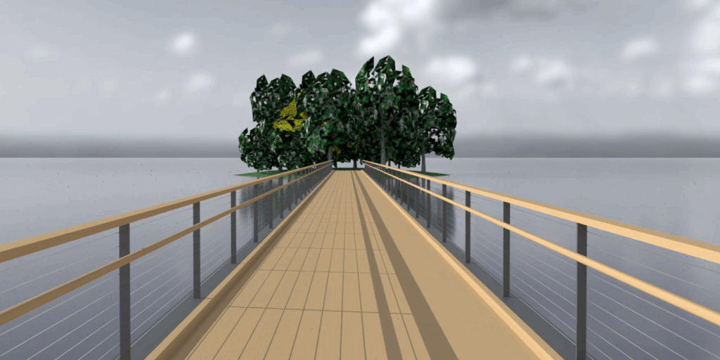 Myllysaaren silta, havainnekuva